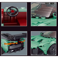 Load image into Gallery viewer, 369PCS MOC Technic Vulcan Racing Sports Car Model Toy Building Block Brick Gift Kids Compatible Lego With Display Box
