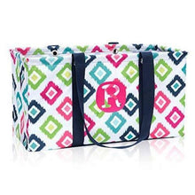Load image into Gallery viewer, Thirty one Large Utility Tote Beach Picnic Laundry Basket Bag 31 Gift in Candy Corner
