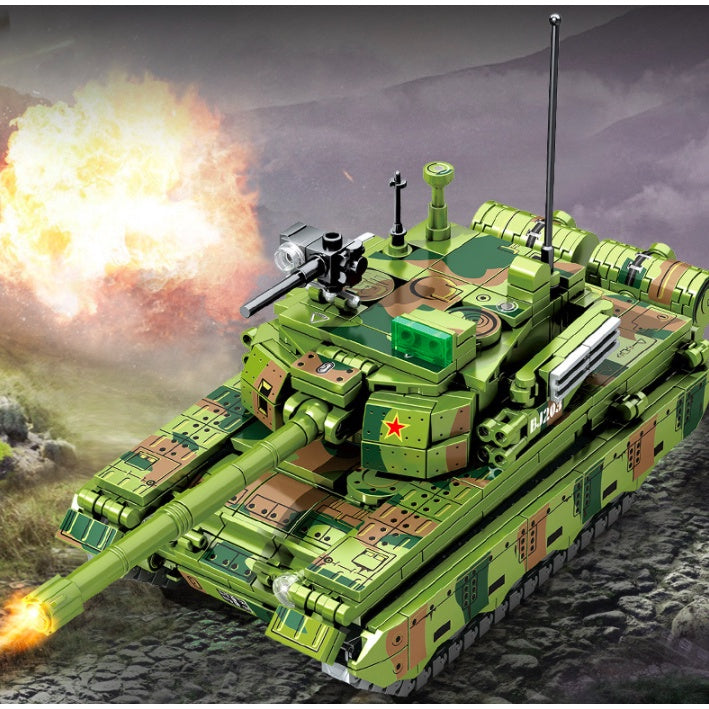 615PCS MOC Military Type 96 Main Battle Tank Figure Model Toy Building Block Brick Gift Kids Compatible Lego