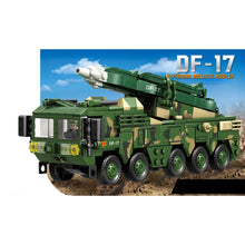 Load image into Gallery viewer, 522PCS Military WW2 DF-17 Hypersonic Missiles Truck Figure Model Toy Building Block Brick Gift Kids Compatible Lego
