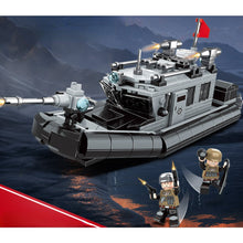 Load image into Gallery viewer, 415PCS Military WW2 LCAC Landing Craft Air Cushion Figure Model Toy Building Block Brick Gift Kids Compatible Lego
