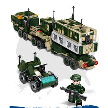 Load image into Gallery viewer, 658PCS Military WW2 4in1 Patriot Missile Truck Vehicle MRAP Stryker IFV HIMARS Figure Model Toy Building Block Brick Gift Kids Compatible Lego
