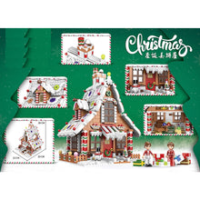 Load image into Gallery viewer, 1455PCS MOC Christmas Gingerbread House Snow Figures Model Building Block Brick Toy Gift Set Kids New Compatible Lego
