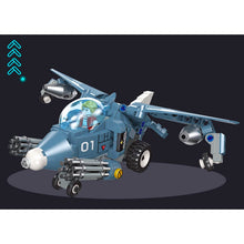 Load image into Gallery viewer, 268PCS MOC Military WW2 Pull Back Slug Flyer Air Fighter Plane Figure Model Toy Building Block Brick Gift Kids Compatible Lego
