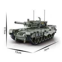 Load image into Gallery viewer, 1756PCS Military WW2 Thunder Panther 2A4 Leopard Main Battle Tank Model Toy Building Block Brick Gift Kids Compatible Lego
