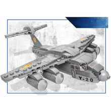 Load image into Gallery viewer, 234PCS Military WW2 Y-20 Xian Transport Aircraft Plane Figure Model Toy Building Block Brick Gift Kids Compatible Lego
