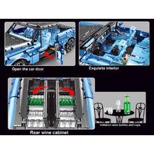 Load image into Gallery viewer, 2903PCS MOC Technic Super Classic Luxury Convertible Car RR Boat Tail Model Toy Building Block Brick Gift Kids Compatible Lego
