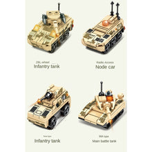 Load image into Gallery viewer, 445PCS Military WW2 8 Sets Tank IFV APC Model Toy Building Block Brick Gift Kids Compatible Lego
