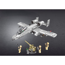 Load image into Gallery viewer, 961PCS Military WW2 A-10 Thunderbolt Hog Air Fighter Figure Model Toy Building Block Brick Gift Kids Compatible Lego
