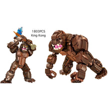 Load image into Gallery viewer, MOC Figure Godzilla King Kong Model Toy Building Block Brick Gift Kids Compatible Lego
