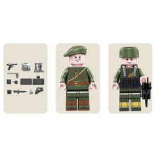 Load image into Gallery viewer, 535PCS Military WW2 T-44 Medium Tank Model Figures Building Block Brick Toys Gift Set Kids New Compatible Lego
