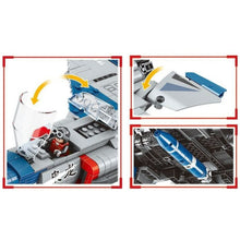 Load image into Gallery viewer, 1079PCS Military WW2 FC-1 JF-17 Air Fighter Thunder Aircraft Figure Model Toy Building Block Brick Gift Kids Compatible Lego
