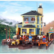 Load image into Gallery viewer, 1460PCS MOC Cottage Sea Front Village Dive Shop Model Figure Toy Building Block Brick Gift Kids Compatible Lego
