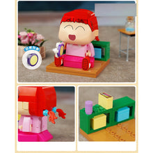 Load image into Gallery viewer, MOC Crayon Shinchan Toru Kazama Sakurada Comic Cartoon Figure Toy Model Building Block Brick Gift Kids Compatible Lego
