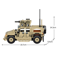 Load image into Gallery viewer, 418PCS Military WW2 M-ATV MRAP Armored Car Vehicle Figure Model Toy Building Block Brick Gift Kids Compatible Lego
