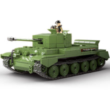 Load image into Gallery viewer, 883PCS Military WW2 Cromwell British Cruiser MK A27M Tank Figure Model Toy Building Block Brick Gift Kids Compatible Lego
