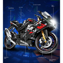 Load image into Gallery viewer, 794PCS MOC Technic Speed GSX R1000R Motorcycle Motor Bike Model Toy Building Block Brick Gift Kids Compatible Lego 1:7
