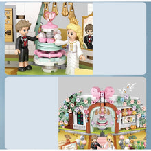 Load image into Gallery viewer, 718PCS MOC Love Wedding Romantic Book Model Figures Toy Building Block Brick Gift Set
