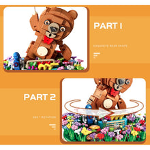 Load image into Gallery viewer, 452PCS Music Box Creative Brown Bear Model Toy Building Block Brick Gift Set Kids New Compatible Lego

