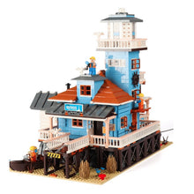 Load image into Gallery viewer, 2375PCS MOC Fisherman Light House Wharf Pier Model Figure Toy Building Block Brick Gift Kids Compatible Lego
