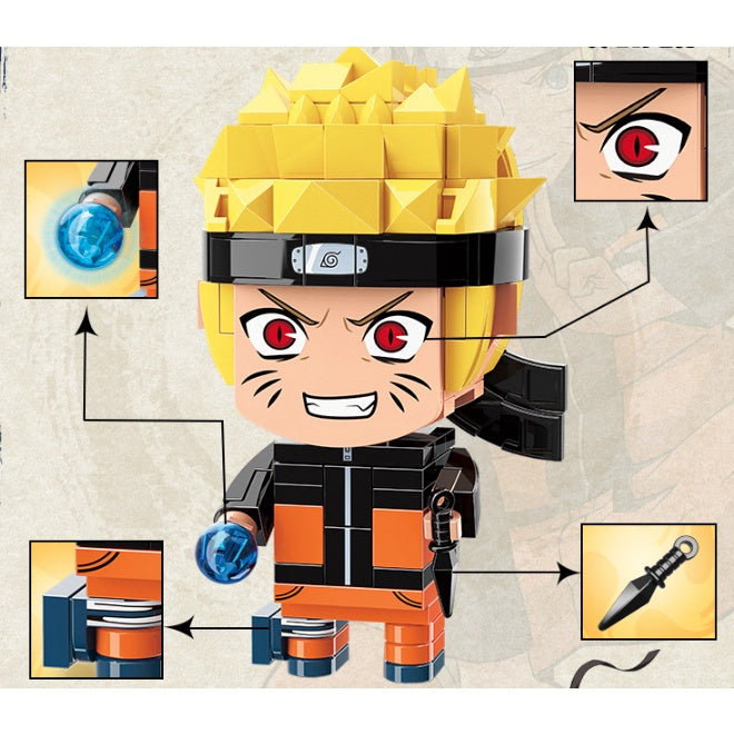 Minifigures Naruto Uzumaki Uchiha Itachi Sasuke Tokashi Kakashi Madara  Building Blocks Brinquedos Para Crianças - Escorrega o Preço