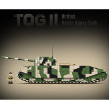 Load image into Gallery viewer, 2288PCS Military WW2 TOG 2 Heavy Tank Figure Model Toy Building Block Brick Gift Kids Compatible Lego
