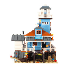 Load image into Gallery viewer, 2375PCS MOC Fisherman Light House Wharf Pier Model Figure Toy Building Block Brick Gift Kids Compatible Lego

