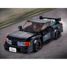 Load image into Gallery viewer, 359PCS MOC Speed Comic Cartoon GTR R32 Initial D Racing Sports Car Model Toy Building Block Brick Gift Kids Compatible Lego With Display Box
