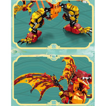 Load image into Gallery viewer, 738PCS MOC Ninja Red Twin Head Dragon Figure Model Toy Building Block Brick Gift Kids Compatible Lego

