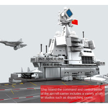 Load image into Gallery viewer, 3010PCS Military WW2 Large Shandong Class Aircraft Carrier PLA NAVY Figure Model Toy Building Block Brick Gift Kids Compatible Lego
