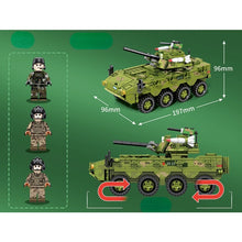 Load image into Gallery viewer, 455PCS MOC Military WW2 ZBL-09 Infantry Fighting Vehicle IFV Figure Model Toy Building Block Brick Gift Kids Compatible Lego
