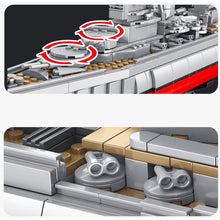 Load image into Gallery viewer, 1564PCS Military WW2 Queen Elizabeth Class Battleship Ship UK Model Toy Building Block Brick Gift Kids Compatible Lego

