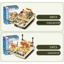 Load image into Gallery viewer, 445PCS Military WW2 8 Sets Tank IFV APC Model Toy Building Block Brick Gift Kids Compatible Lego
