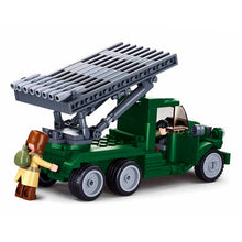Load image into Gallery viewer, 201PCS MOC Military WW2 BM-13 Rocket Artillery Katyusha Truck Figure Model Toy Building Block Brick Gift Kids
