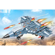 Load image into Gallery viewer, 352PCS Military WW2 J-15 Flying Shark Flanker Air Fighter Figure Model Toy Building Block Brick Gift Kids Compatible Lego
