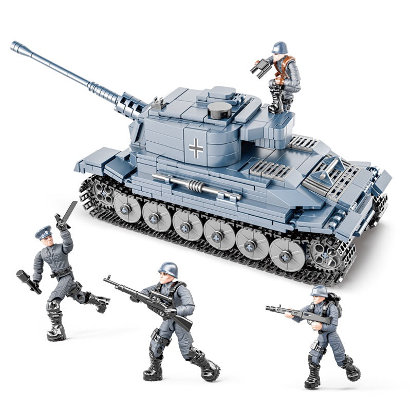 Pz.Kpfw. VI Tiger I German Tank - 995 Pieces - BrickArmyToys