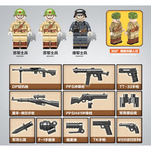 Load image into Gallery viewer, 371PCS Military The Battle of Stalingrad War Building Block Brick Model Toy Figure Gift Set Kids New Compatible With
