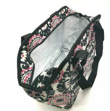 Load image into Gallery viewer, Thirty one picnic Lunch break thermal tote storage bag 31 gift in Pink Pop Medallion
