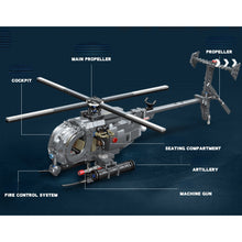 Load image into Gallery viewer, 523PCS Military WW2 Bird Helicopter Model Toy Building Block Brick Gift Kids Compatible Lego
