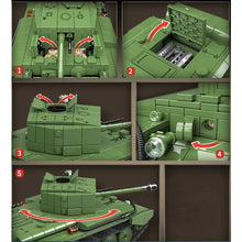 Load image into Gallery viewer, 883PCS Military WW2 Cromwell British Cruiser MK A27M Tank Figure Model Toy Building Block Brick Gift Kids Compatible Lego
