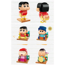 Load image into Gallery viewer, MOC Crayon Shinchan Toru Kazama Sakurada Comic Cartoon Figure Toy Model Building Block Brick Gift Kids Compatible Lego
