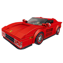 Load image into Gallery viewer, 316PCS MOC Technic Testarossa Classic Racing Sports Car Model Toy Building Block Brick Gift Kids Compatible Lego With Display Box
