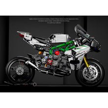 Load image into Gallery viewer, 858PCS Technic MOC Kawasaki Ninja Motorcycle Motor Bike Model Toy Building Block Brick Gift Kids Compatible Lego
