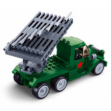 Load image into Gallery viewer, 201PCS MOC Military WW2 BM-13 Rocket Artillery Katyusha Truck Figure Model Toy Building Block Brick Gift Kids

