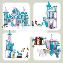 Load image into Gallery viewer, 1030PCS MOC Girls Princess Ice Snow Castle Figure Model Toy Building Block Brick Gift Kids Compatible Lego
