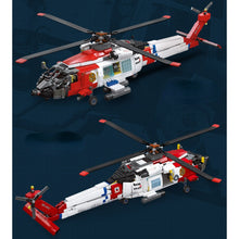 Load image into Gallery viewer, 1408PCS Military WW2 MH-60T Jayhawk Rescuer Helicopter Model Toy Building Block Brick Gift Kids Compatible Lego
