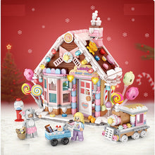 Load image into Gallery viewer, 781PCS Micro Mini Christmas Candy House Shop Store Model Toy Figures Building Block Brick Gift Set Kids New
