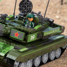 Load image into Gallery viewer, 501PCS Military WW2 Type ZTZ-99 Main Battle Tank Figure Model Toy Building Block Brick Gift Kids Compatible Lego
