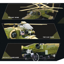 Load image into Gallery viewer, 356PCS WW2 Military Kamov KA50 Helicopter Figure Model Toy Building Block Brick Gift Kids Compatible Lego
