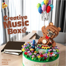 Load image into Gallery viewer, 452PCS Music Box Creative Brown Bear Model Toy Building Block Brick Gift Set Kids New Compatible Lego
